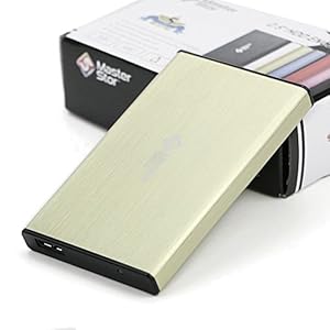 MasterStor)-Externe harde schijf USB 3.0 Super-snelle 2,5-inch SATA laptop harde schijf Portable Hard Drive Geel (80 GB…