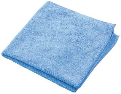 Microworks 2512-B-DZ Microfiber Towel, 12" x 12", Blue (Pack of 12)