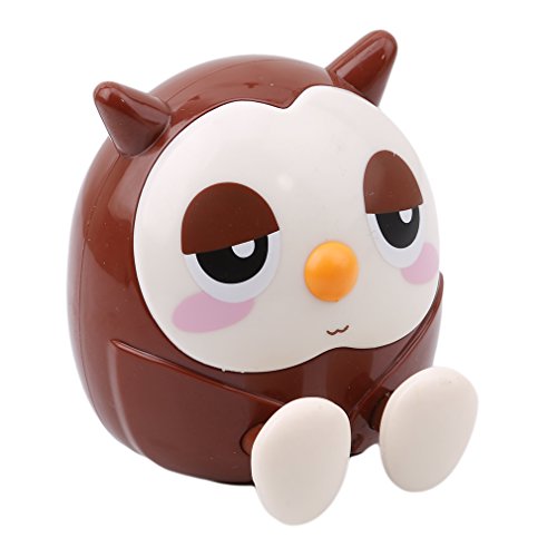 HS Coffee Cute Owl Mobile Phone Stand Holder Bracket Kids Piggy Bank Coin Cans Saving Money Box Accessories