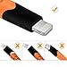 Haribol iPhone Lightning Cable, MFi Certified iPhone Charger 4Pack[ 3.3FT 6.6FT 10FT] Nylon Braided Charger Cable for iPhone X, 8 Plus, 8, 7 Plus, 7, 6 Plus, 6, 6S Plus, 6s, 5, iPad and More (Orange)