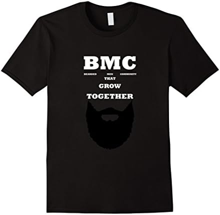 Men's Bearded Men community T shirt Medium Black