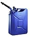 Wavian USA JC0020BLVS Authentic NATO Jerry Fuel Can and Spout System Blue (20 Litre) primary