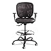 Safco Products Vue Heavy Duty Stool 3394BV, 24-7 Rated, 350 lbs Capacity, Ergonomic Mesh Back, 360° Swivel Seat, 5-Star Base