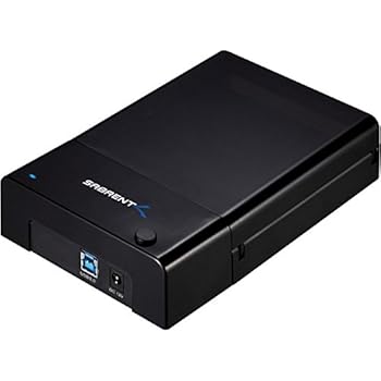 Sabrent USB 3.0 to SATA External Hard Drive Lay-Flat Docking Station for 2.5 or 3.5in HDD, SSD [Support UASP] (EC-DFLT)
