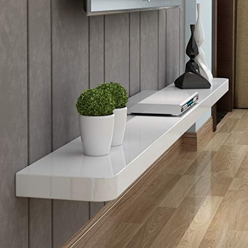 ウォールシェルフフローティング棚壁掛けテレビの棚オーディオとビデオの棚セットトップボックスルーターdvdプレーヤー写真おもちゃ収納棚小物入れ展示棚 Color White Size 100 23 4cm Cznelb Ru