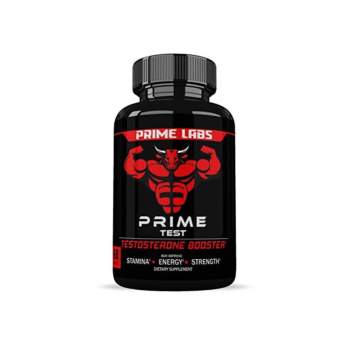 Prime Labs - Men's Test Booster - Natural Stamina, Endurance and Strength Booster - 60 Caplets