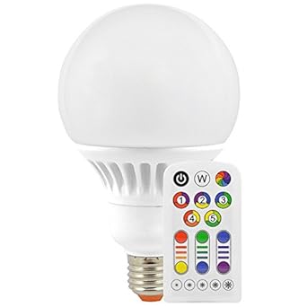 Müller Licht LED 13 W G100 230 V E27 mit RGB Farbwechsel inklusive Fernbedienung 400051