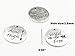 Kinteshun Lettering Inspiring Words Sayings Charm Hang Tag Quote Message Charm Pendant for DIY Necklace Bracelet Jewelry Making Accessaries(12pcs,Antique Silver Color)