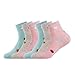 Women's Cute Casual Socks Novelty Funny Pattern Crew Socks 6 Pairs