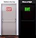 Photoluminescent EXIT Sign | Glows for Up to 10 Hours | Ultra Reflective and Well Lit (PVC Plastic)