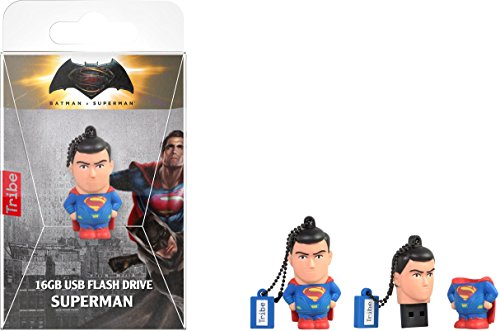 Tribe DC Comics Warner Bros. Pendrive Figure 16 GB Funny USB Flash Drive 2.0, Superman Movie (FD033501)