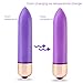 Temperature Discolor Sex Toys, Mini Bullet Vibrator 16 Speeds Powerful Waterproof G-spot Massager,Vibration Masturber Toy for Women,Vibe Massager