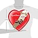 Russell Stover Red Foil Heart Box of Valentines Assorted Chocolates, 14 Ounce (24 Pieces)