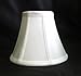 Urbanest Chandelier Lamp Shades 6-inch, Bell, Clip On, White (Set of 5)