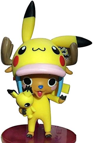 Anime One Piece Tony Tony Chopper COS Pikachu Ver PVC Action Figure Collectible Model Doll Toy 10cm