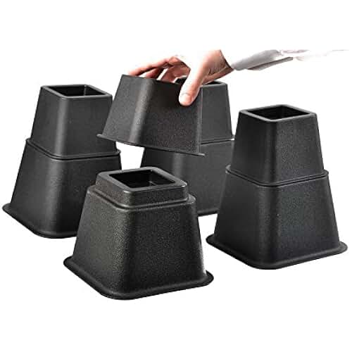 bed risers casters