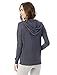 Alternative Women's Jersey Cool Down Zip Hoodie Sweatshirt, Eco True Navy, Medium
