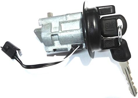 2000 2001 2002 2003 2004 2005 Chevrolet Cavalier &amp; Pontiac Sunfire OEM Ignition Key Switch Lock Cylinder W/2 GM OEM Matching Logo Keys 705383 + 597749