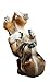 Ebros Lifelike Purebreed Pedigree Canine Adorable Tri Colored Beagle Dog Wine Bottle Holder Figurine Statue As Kitchen Wine Cellar Centerpiece Decor Storage Organizer (Beagle)