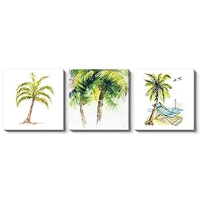 3 Piece Canvas Wall Art for Living Room Bedroom Home Artwork Paintings Cartoon Ready to Hang - 12"x12"x3 Panels