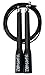 Speed Jump Rope by ZombieFit - Premium Quality - Made with 360° Ball Bearing for Consistent Spinning - Durable - No Kinks - Perfect for Crossfit Training Cardio MMA (Black)