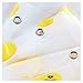 iDesign PEVA Plastic Ducks Shower Curtain, PVC-Free Waterproof Liner for Kids', Guest, College Dorm, Master Bathroom, Polyethylene_vinyl_acetate, 72