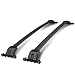 For Honda Pilot 2nd Gen Pair of Aluminum OE Style Roof Rack Top Crossbars (Black Coated) primary