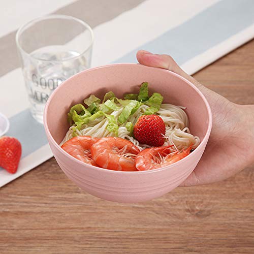 image for Shopwithgreen Unbreakable Cereal Bowls - 24 OZ Wheat Straw Fiber Light