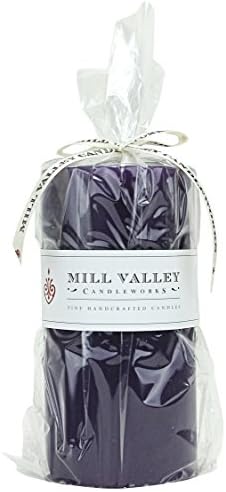 Mill Valley Candleworks Three Wisemen Unscented Candle, 3-Inch by 6-Inch