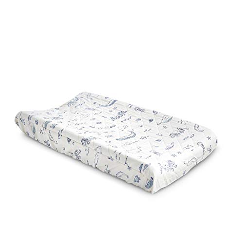 Pehr Life Aquatic Change Pad Cover, Marine Blue, Multicolor Pricepulse