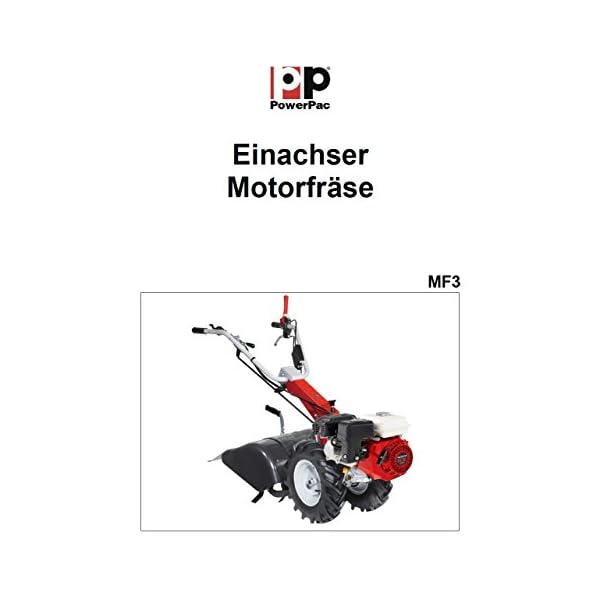Modell 2025 - POWERPAC MF3 - EINACHSER FrÃ¤skasten 50cm MOTORHACKE GARTENFRÃSE MOTORFRÃSE 5,5 PS – Bild 3