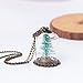 SOURBAN Glass Cover Snowman Luminous Necklace Christmas Series Luminous Pendant