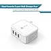 iClever BoostCube 36W 3-Port USB Wall Charger with Foldable Plug (SmartID Tech) for iPhone, iPad, Galaxy, LG, Nexus, HTC and More