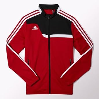 red white and black adidas jacket