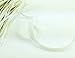 5''-9.5'' Feathers Fly Tying Materials for stonefly Nymph Split Tails& Down Wings 50pcs/Pack (White)