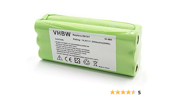 vhbw NiMH batería 2000mAh (14.4V) para robot limpiasuelos robot autónomo de  limpieza Ecovacs Dibea K6, L6, ZN101 : Amazon.es: Hogar y cocina