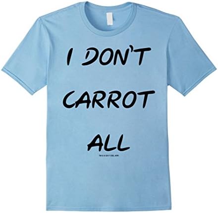 Mens American Vandal I DON'T CARROT ALL Dylan's Partytime T-Shirt Medium Baby Blue