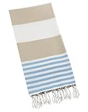 Swan Comfort 100% Cotton Pestemal Turkish Bath Towel, 39