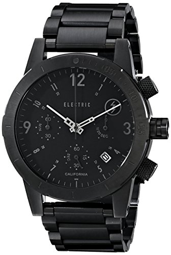 Electric Men's EW0020010005 FW02 Stainless Steel Band Analog Display Japanese Quartz Black Watch