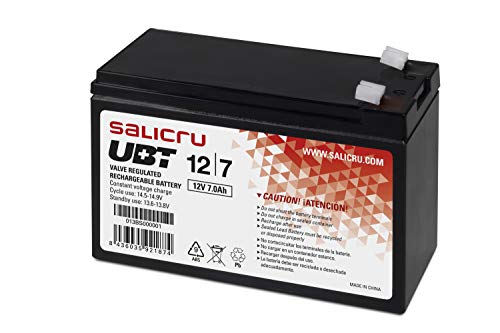 USV-Batterie SALICRU UBT 12 V/7 Ah, Schwarz