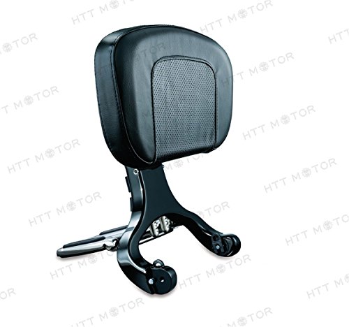 XKMT-Multi Purpose Adjustable Driver Passenger Backrest Rack Compatible With Touring Softail [B072BHSBYJ] - Thumbnail 5