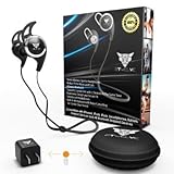 Bluetooth Headphones V4.1 - Wireless Sport Earbuds Noise Cancelling Sweatproof Earphones with APT-X/Mic for Running & Biking for ANY iOS iPad iPhone 6 6S Plus Samsung S5 S6 or Any Bluetooth Device