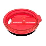 Hot Sale!Slider Closure Lid For 30 Oz,Canserin Spill And Splash Resistant (Red)