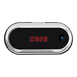 AISOUL Wi-Fi Hidden Camera Alarm Clock Full HD 1080P Real-time Video Spy Camera (Square Hidden Camera)