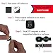 Magnetic Squares Flexible Craft Magnets - Magnet Sheet of 70 Strong Magnetic Tape Stickers - Double Sided Sticky Magnets for Crafts with 3M Adhesive Backing