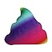 Wemi Emoji Plush Toys Cartoon Cushion 14 inches Poop Stuffed Rainbow Pillows Dolls