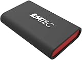 EMTEC X210 Elite 128GB USB-C 3.2 Gen2 External SSD - 3D NAND - Black view 3