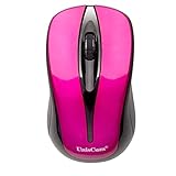 ShiRui N9 Wireless Mouse, ( Battery Included) 2.4GHz Wireless Potable Optical Mouse With Nano Receiver Suitable for Travel, Office and Home (Rose)
