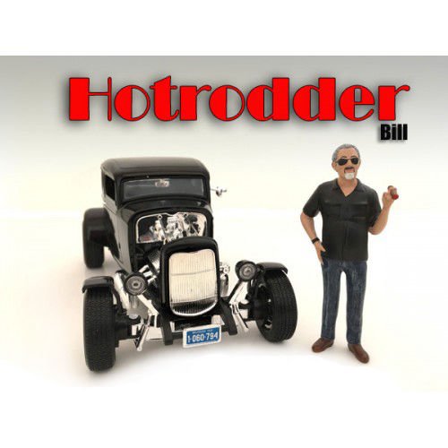 New 1:18 FIGURE - HOTRODDERS - BILL By American Diorama - AD-24010