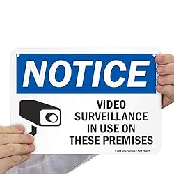 SmartSign "Notice - Video Surveillance in Use on